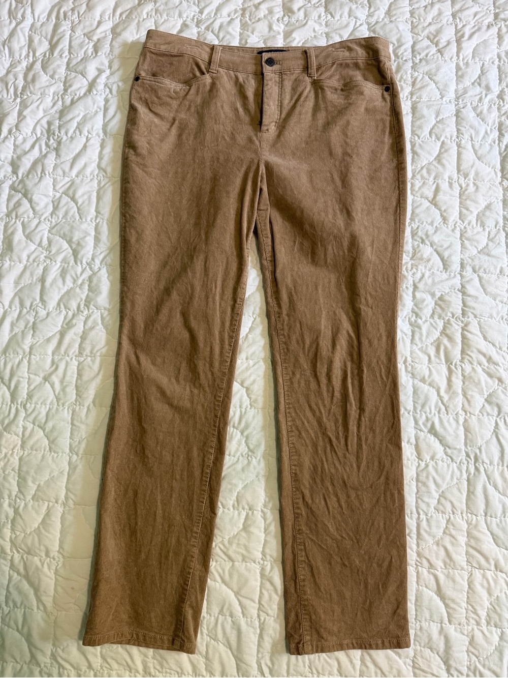 Talbots Women’s Corduroy Pants in Tan